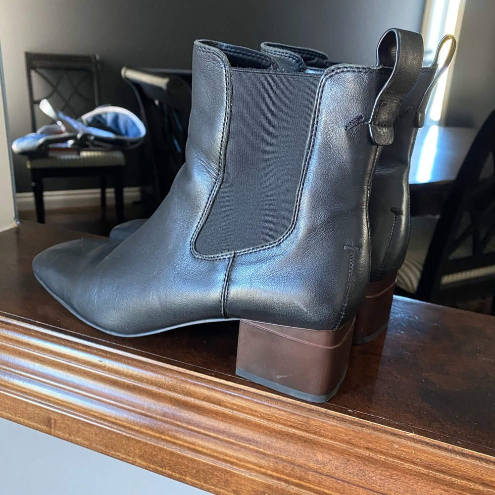 Franco Sarto leather booties